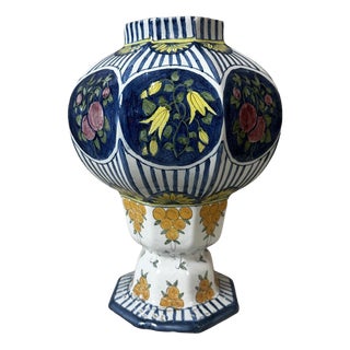 Vintage Vase in Polychrome, 1925 For Sale