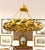 Apollo Grand Circular Laurel Leaf Chandelier in Gilt Wrought Iron For Sale - Image 10 of 14