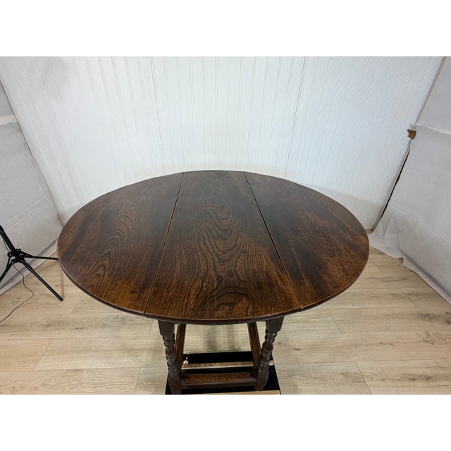 Wood 19th Century English Gateleg Table For Sale - Image 7 of 15