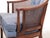 1990s Cane and Upholstered Club Accent Barrel Chairs a Pair For Sale - Image 13 of 17
