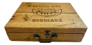 1950s Vintage Bordeaux Wine Box