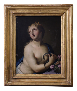 Unknown, the Death of Cleopatra, 1720, Oil & Copper