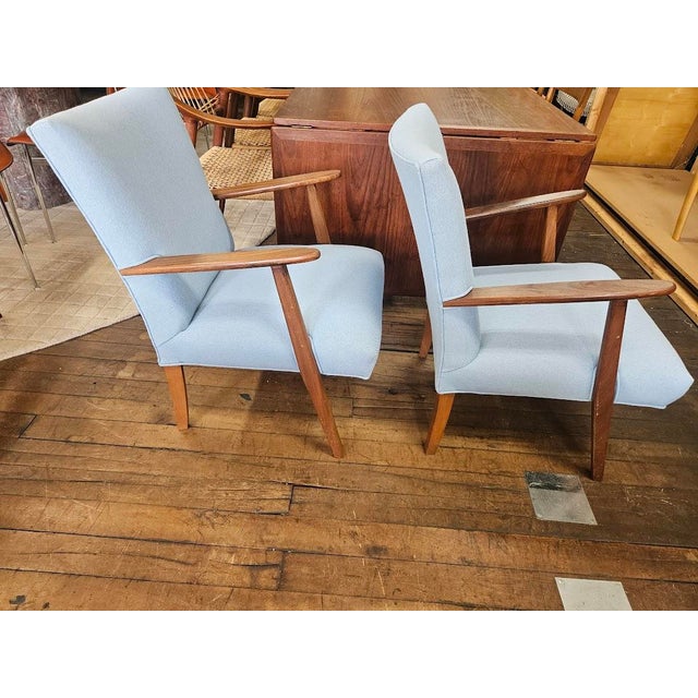 Pair of Danish Vintage Lounge Chairs, 1960s For Sale - Image 10 of 11