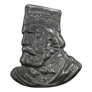 Portrait of Garibaldi in Metal, Italy, 1880 For Sale