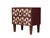 Contemporary Red Optical Murano Glass Bedside Tables with Brass Trim from Justfurnituress SRL, Set of 2 For Sale - Image 3 of 9