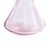 Pink Glass Vase with Rounded Base For Sale - Image 6 of 7