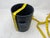 Ceramic 1980s Postmodern Asymmetrical Matte Black Ceramic Wine Chiller by Lushlife For Sale - Image 7 of 8