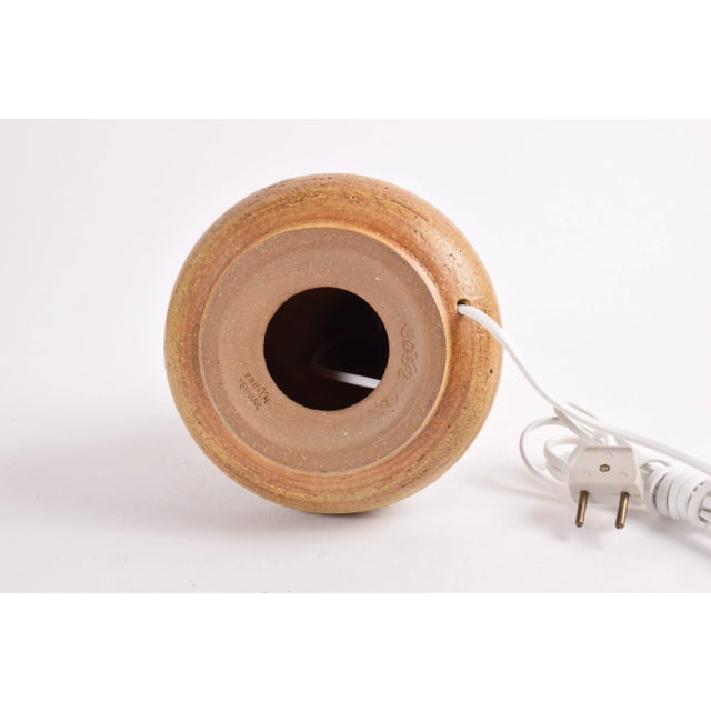 Beige Danish Table Lamp in Ceramic from Søholm, 1970s For Sale - Image 8 of 11