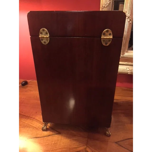 Wood & Brass Letter Box For Sale - Image 4 of 8