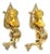 Pair Napoleon III Fire-Gilt Ormolu Curtain Tiebacks with Classical Female Busts For Sale