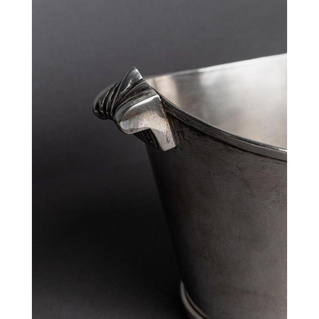 Vintage Silver-Plated Champagne Cooler, 1940s For Sale - Image 5 of 11