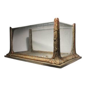 Rare Art Deco Cast Iron Aquarium Fish Tank by Jewel