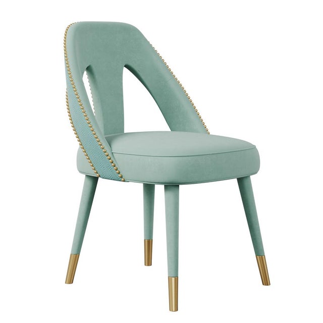 Contemporary Caron Dining Chairs by Ottiu, Set of 8 For Sale - Image 3 of 17