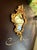 1950s Italian Florentine Rococo Vintage Gilded Wood Wall Mirror With Metal Towel Holder For Sale In Los Angeles - Image 6 of 10