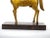 Wood Hand Carved Gilt Gold / Wood Base Decorative Horse Sculpture For Sale - Image 7 of 13