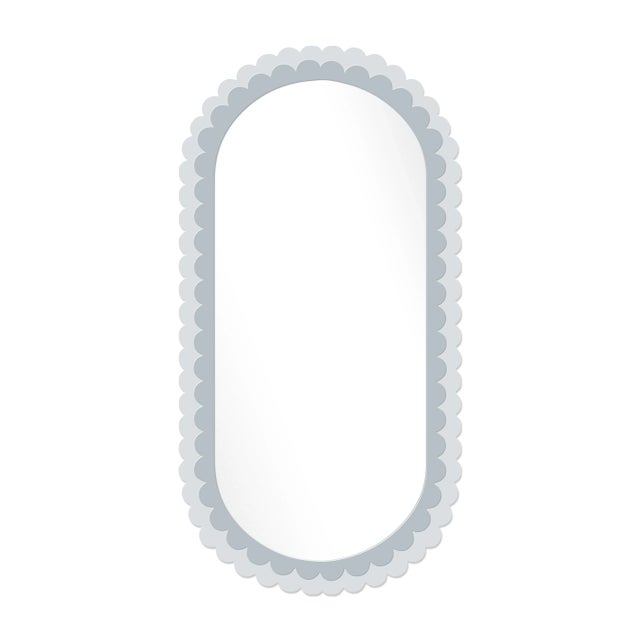 Contemporary Fleur Home x Chairish Dauphine Mirror in Parma Gray, 42x84 For Sale - Image 3 of 3