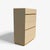 Mid 20th Century Lane Postmodern Five-Drawer Tallboy Dresser in Beige Lacquer, Glass For Sale - Image 11 of 13