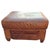 Vintage Zagaroli Chesterfield Hairy Claws Wingback Leather Chair & Ottoman For Sale - Image 10 of 12