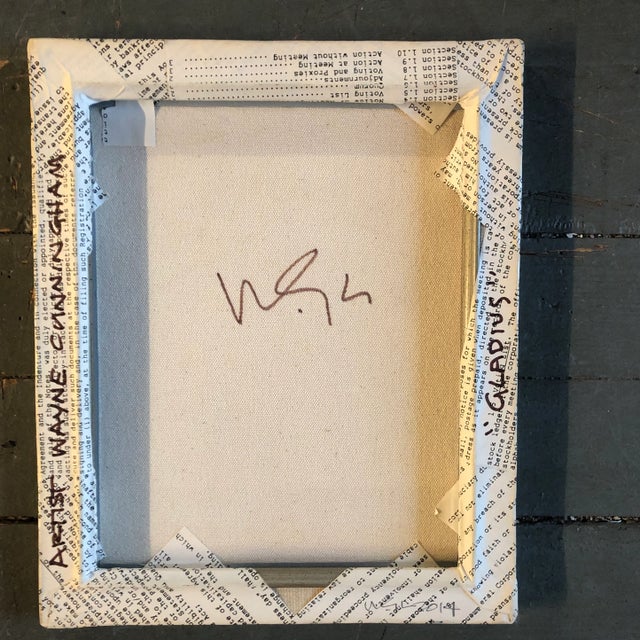 2010s Contemporary Wayne Cunningham Abstract Collage/Painting “Gladius” Signed For Sale - Image 5 of 6