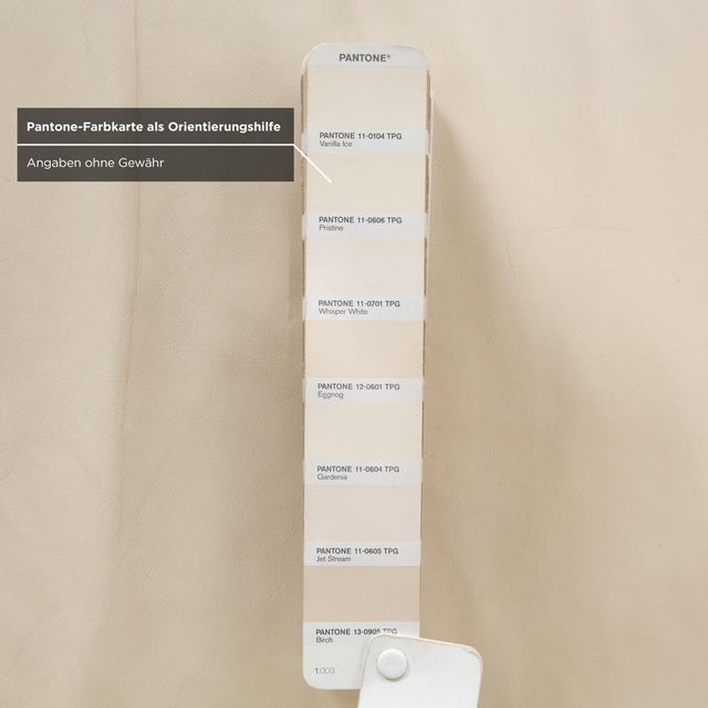 Rivoli 3-Seater Sofa in Cream Leather from Koinor For Sale - Image 9 of 14