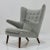 Mid 20th Century Hans J. Wegner Ap19 Papa Bear Chair in Maharam Wool Boucle For Sale - Image 5 of 9