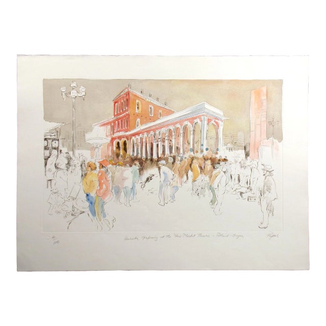 William Papas "Henrietta Performing at the New Market Theater, Portland Oregon For Sale