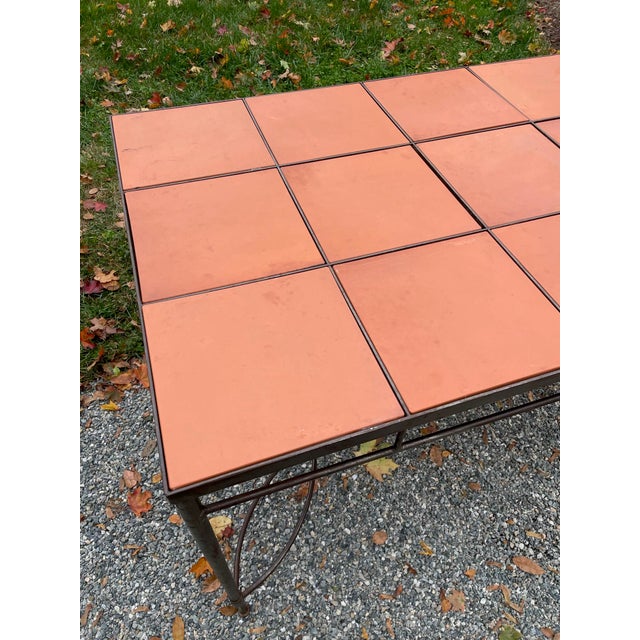 Vintage Industrial Tile Dining Table Chairish