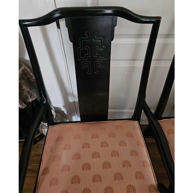 Wood 1970s Century Furniture by Raymond Sabota Chin Hua 6 Dining Chairs For Sale - Image 7 of 10