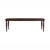 Mila Dark Brown Extendable Rectangular Dining Table For Sale - Image 4 of 9