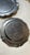 Vintage Pewter Like Charger Plate Set Scalloped Edge Pub Restaurant Ware For Sale - Image 6 of 8