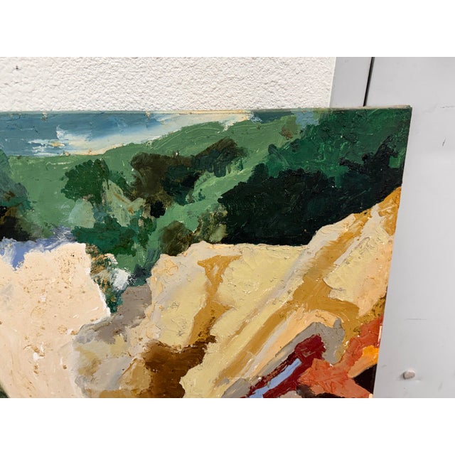 Abstract Abstract Acrylic on Canvas, Mid 20th Century For Sale - Image 3 of 12