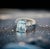 Natural Aquamarine Diamond Ring 6.25 Platinum 5.3 TCW Certified For Sale In New York - Image 6 of 13