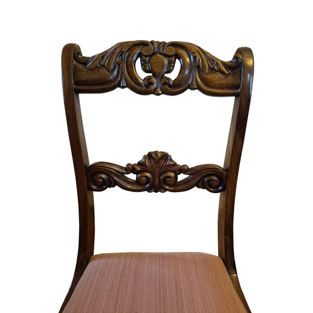 Late 18th Century Antique Italian Louis XV Style Dining Chairs in Carved Wood, 1780, Set of 6 For Sale - Image 5 of 13