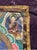 Antique 19th Century Tibetan Manjushri Thangka – Bodhisattva of Wisdom in Custom Silver Gilt Frame For Sale - Image 11 of 18