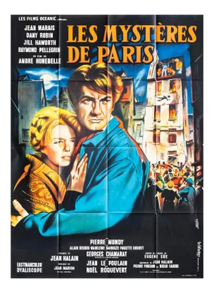 1962 Original French Movie Poster, Les Mystères De Paris (Larger Size)