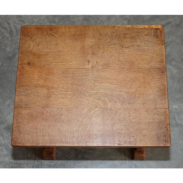 English Oak Nesting Occasional Tables, Set of 3 For Sale - Image 14 of 17