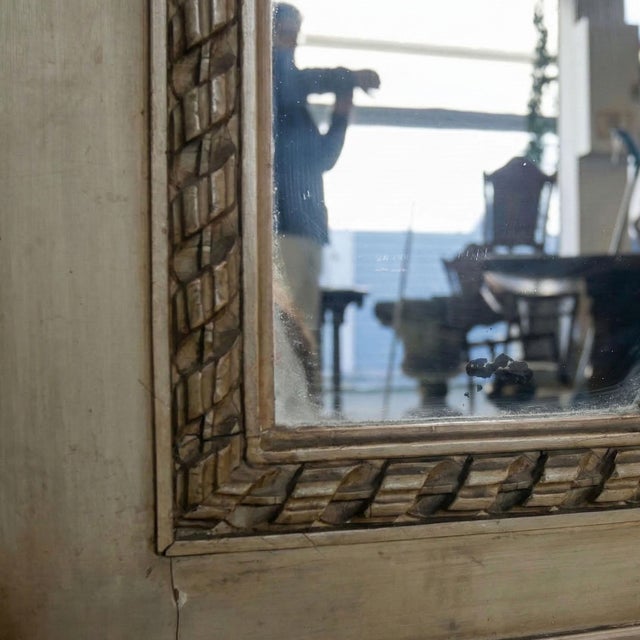 Louis XVI Style Triple Arch Trumeau Mirror, 19th Century For Sale - Image 6 of 11