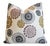 2020s Designer Galbraith & Paul Zinnia Floral Feather/Down Pillow 21" Square For Sale - Image 5 of 5