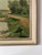 Green Antique Original Landscape Oil Painting: Countryside Cottage Art For Sale - Image 8 of 12