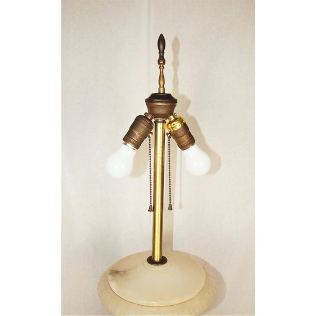 Vintage Mid-Century Marble Urn Lamp For Sale - Image 4 of 10