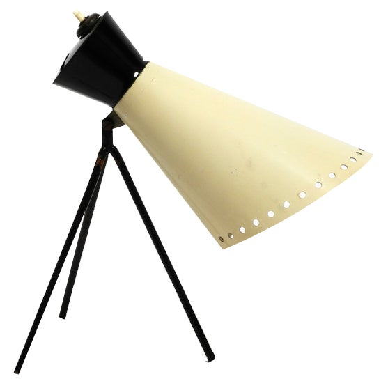 Mid-Century Modern Tripod Table Lamp by Josef Hurka for Napako, 1950s For Sale