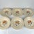 Set of 6 Sarreguemines soup plates with a floral motif, first half of the 20th century Cream and beige tones Dimensions:...