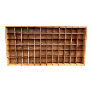 Vintage Cubby Hole Shelf For Sale