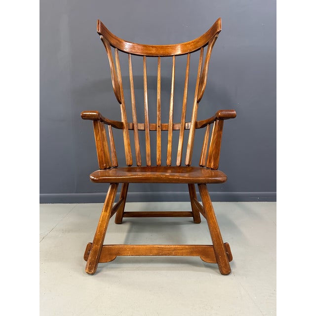 1950s Grand Windsor Chair by Herman De Vries for the Sikes