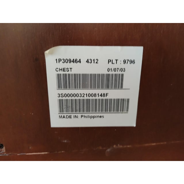 2000s Ethan Allen Bombe Chest of Drawers For Sale - Image 14 of 14