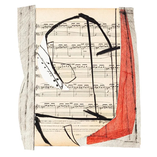 Musical Notes Mixed Media by Tommaso Cascella, 2009 For Sale - Image 3 of 3