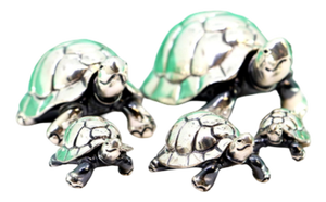 Silver Turtles, Set of 5