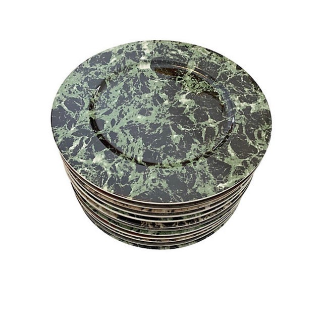 Villeroy & Boch Marble Pattern Dinner Plates Set of 12 Chairish