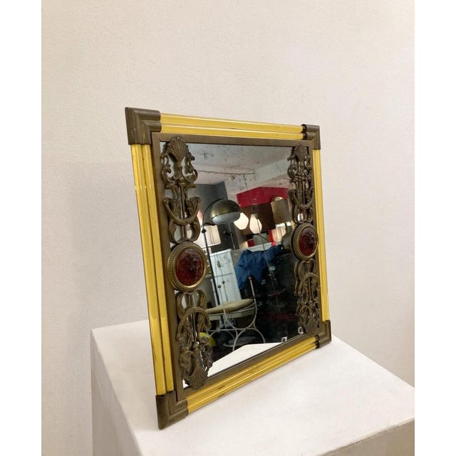 Desk Mirror, Italy, 1970s For Sale - Image 3 of 11