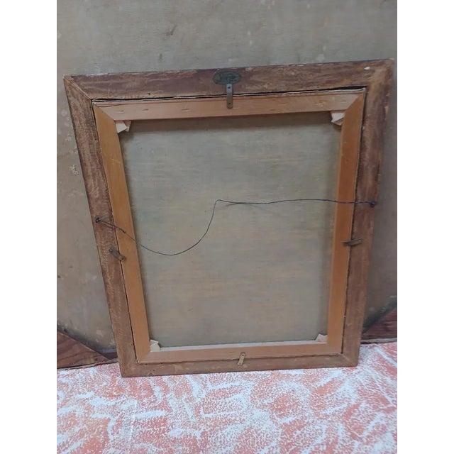 Antique Framed Self Portrait Oil Painting of a Gentleman in Suit For Sale - Image 4 of 6